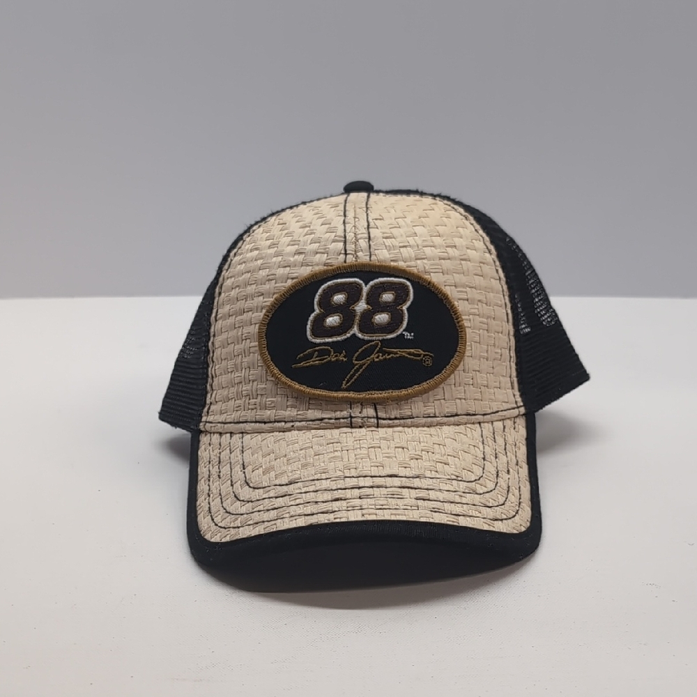 Dale Earnhardt Jr. #88 NASCAR Straw Mesh Trucker Hat Snapback Cap OSFM AP Action